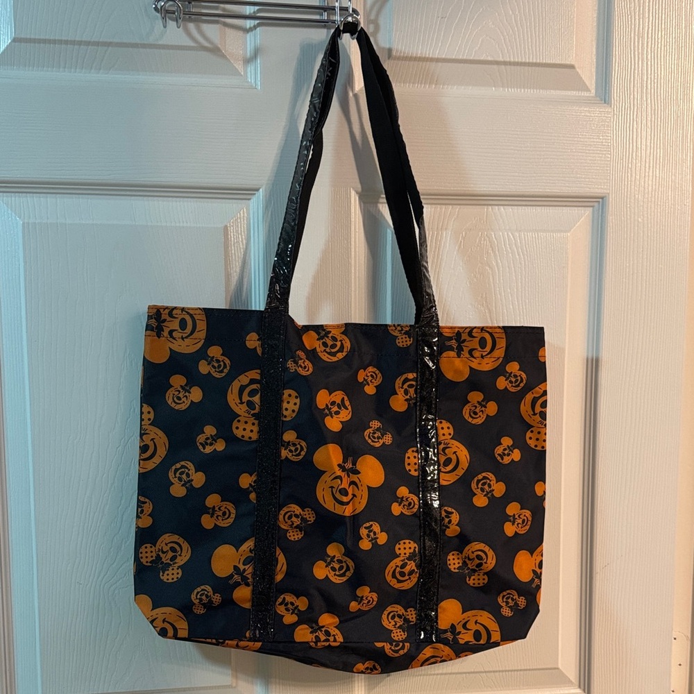 Disney Black and Orange Mickey Mouse Tote